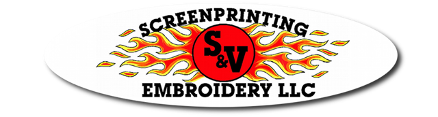 S & V Screenprinting and Embroidery LLC logo